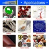 Zhanlida Glue for Phone Speaker Jewelry Adhesive Rhinestones Textile Craft Fabric Cloth Black Transparent Bond T8000 T9000 E7000 4