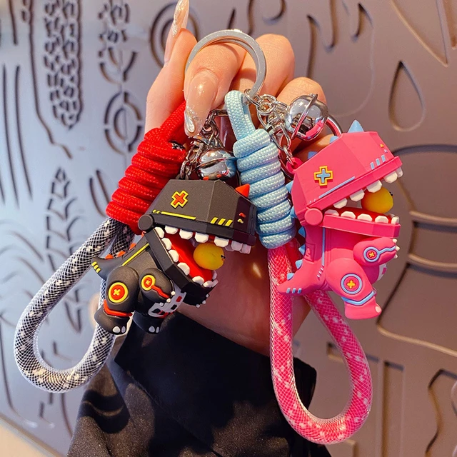 Alloy Colorful Skull Keychain Dinosaur Key Chain Car Halloween Skull Horror Key  Ring Pendant Gift Fashion Animal Metal Pendants - AliExpress