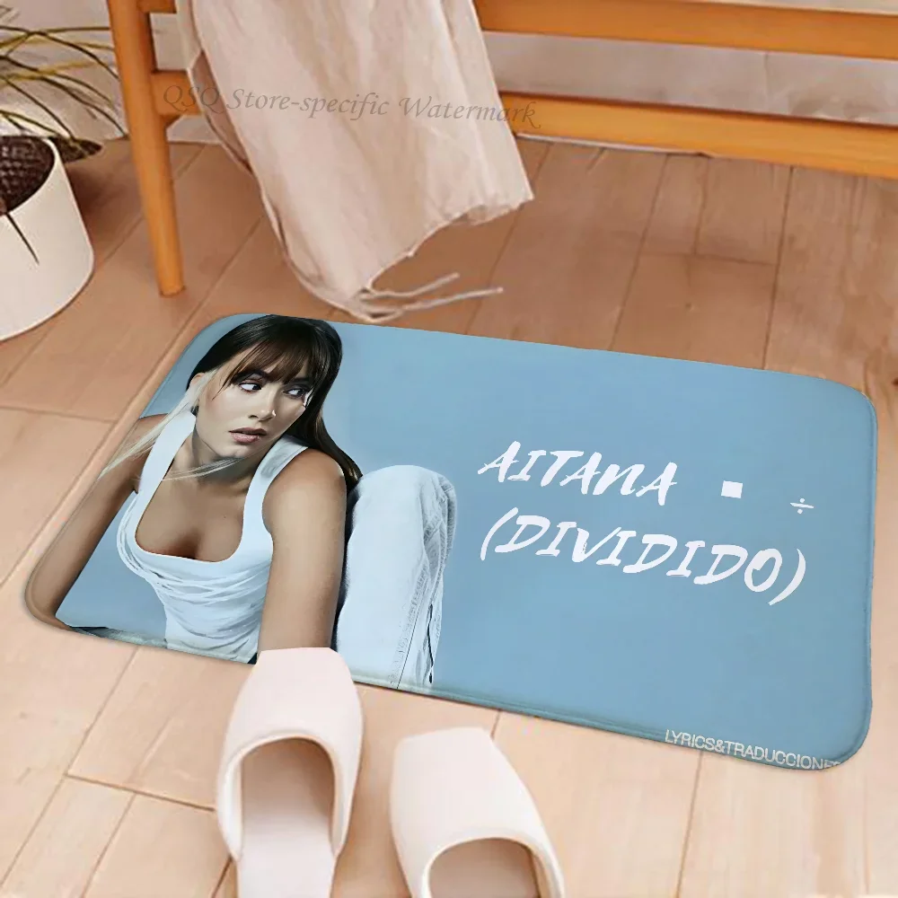 A-Aitana Singer Floor Mat Doormats Home Carpet Foot Bathroom Absorbent Anti-Slip Home Decor 4