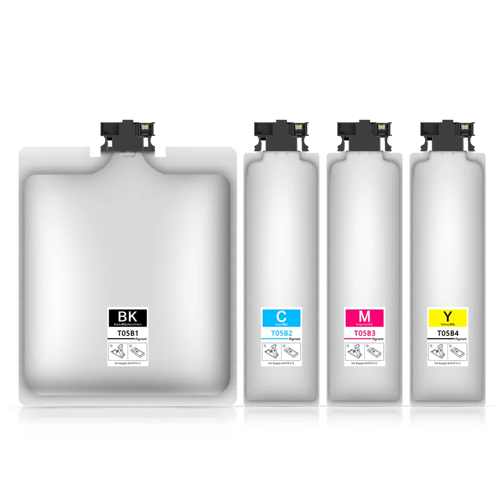 T05B T05B1 T05B2 T05B3 T05B4 Ink Cartridge With Pigment Ink For Epson WorkForce Pro WF-C878R WF-C879R Printer Ink Bag - 2