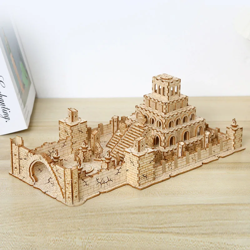 

Wood Assembly Model Stereo Puzzle Creative Office Desktop Decorations Diy Handmade Gifts PZ-406