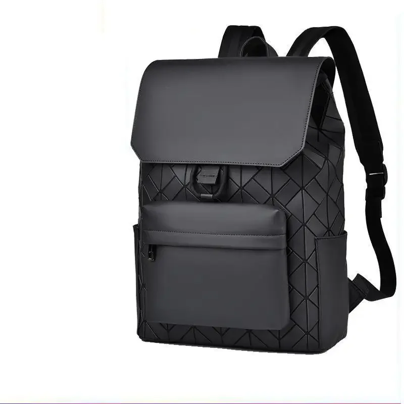 

Мужской рюкзак с геометрическим рисунком в форме ромба, модный белый вместительный легкий высококачественный Повседневный женский рюкзак