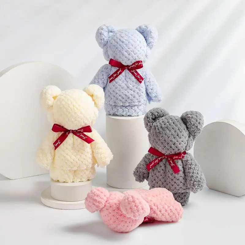 

Bear Towel Wedding Decoration Companion Hand Practical Gift Return Exquisite Gift Box Bridesmaid Gift Face Towel Cute Wedding