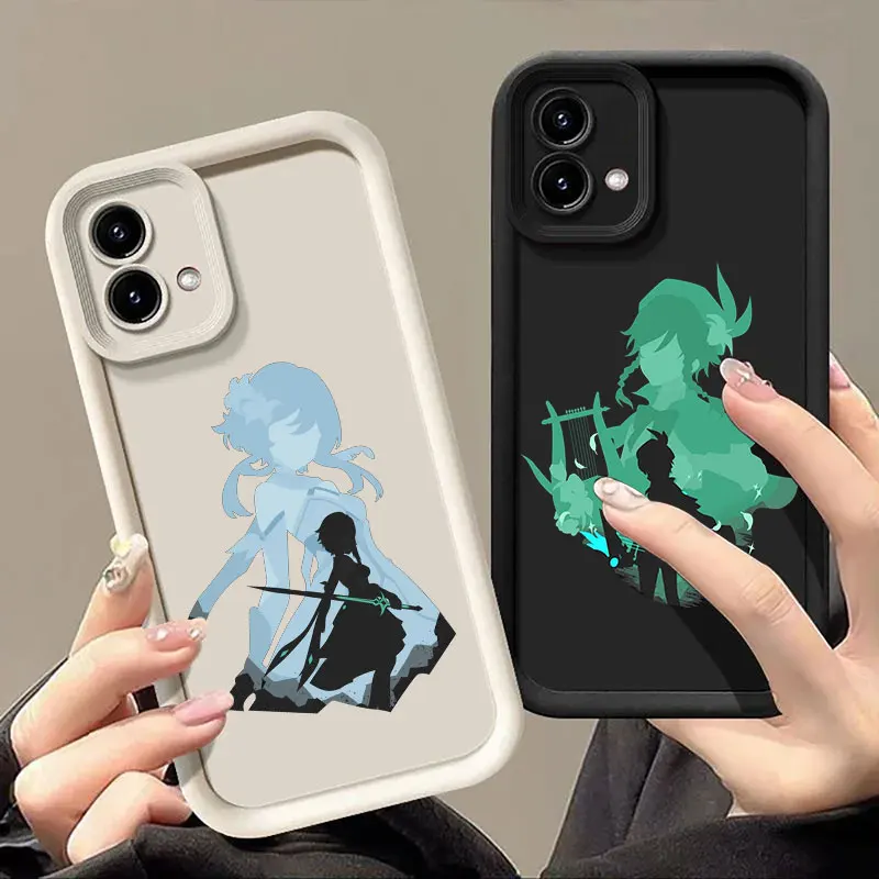 Genshin Impact Anime Phone Case - Stylish and Durable Protective Cover