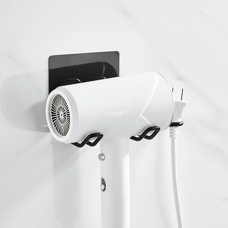 Hair Dryer Holder Rack Wall Mounted Hair Straightener Dryer Holders Bathroom Organizer Storage Rack Shelf bathroom accessories hair tool holder storage rack bathroom shelf hair dryer holder bathroom storage shelf storage shelf Bathroom Accessories