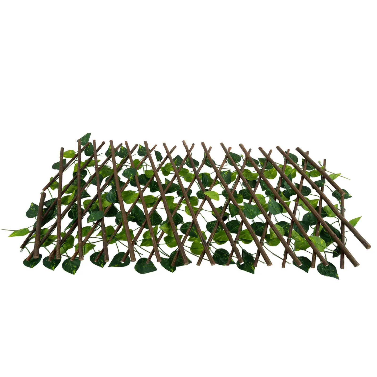 Artificial Fence Leaf Fake Plant Ivy Fence Telescopic Garden Green Hedge Ivy Privacy