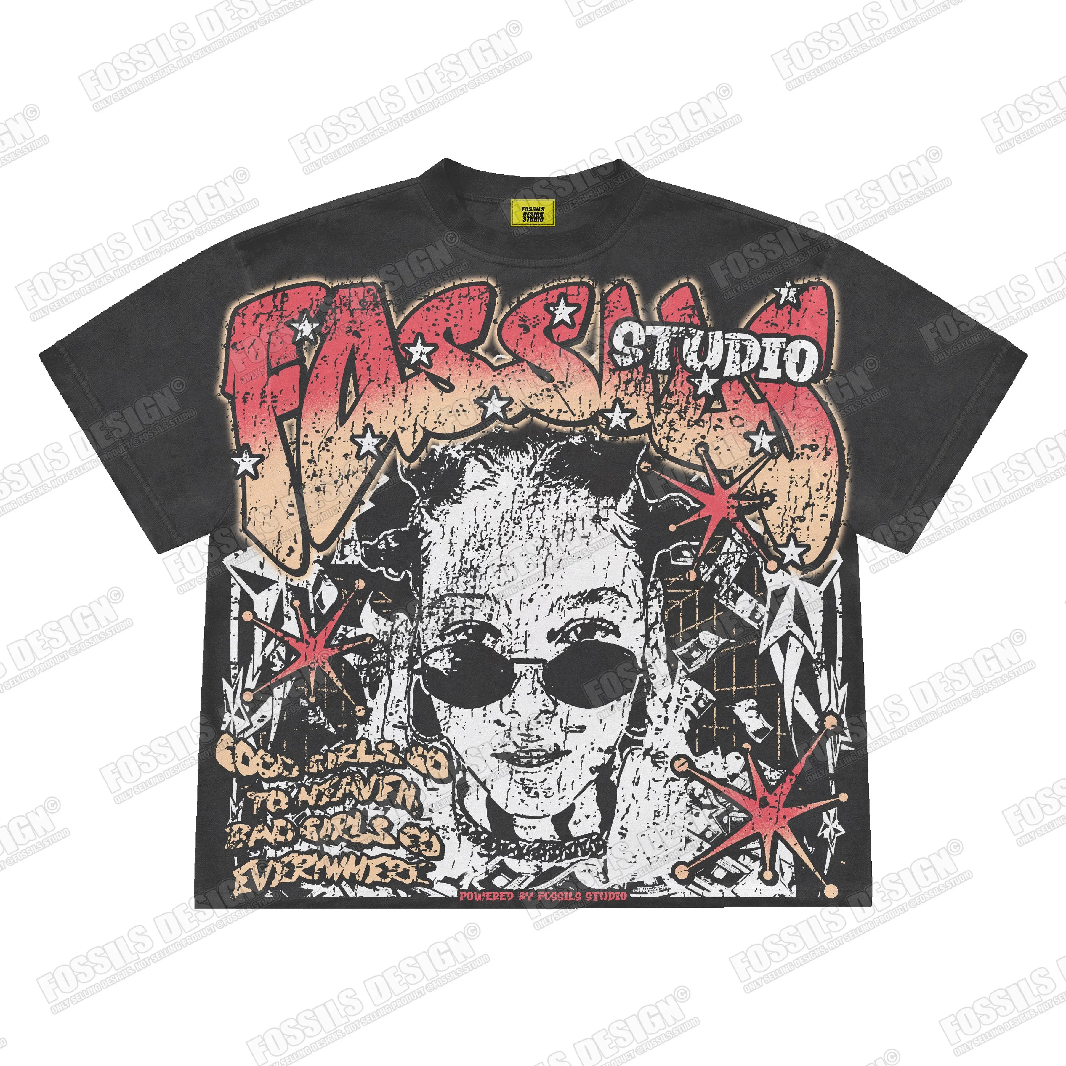 Рисунок 6 - Американские ретро-футболки с принтом глаза