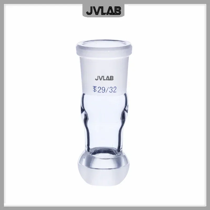 Spherical Joint Spherical Mouth and Standard Plug Interchangeable Connector Laboratory Glass Adapter Plug Diam.14 19 24 29# 1 pc lab glass adapter