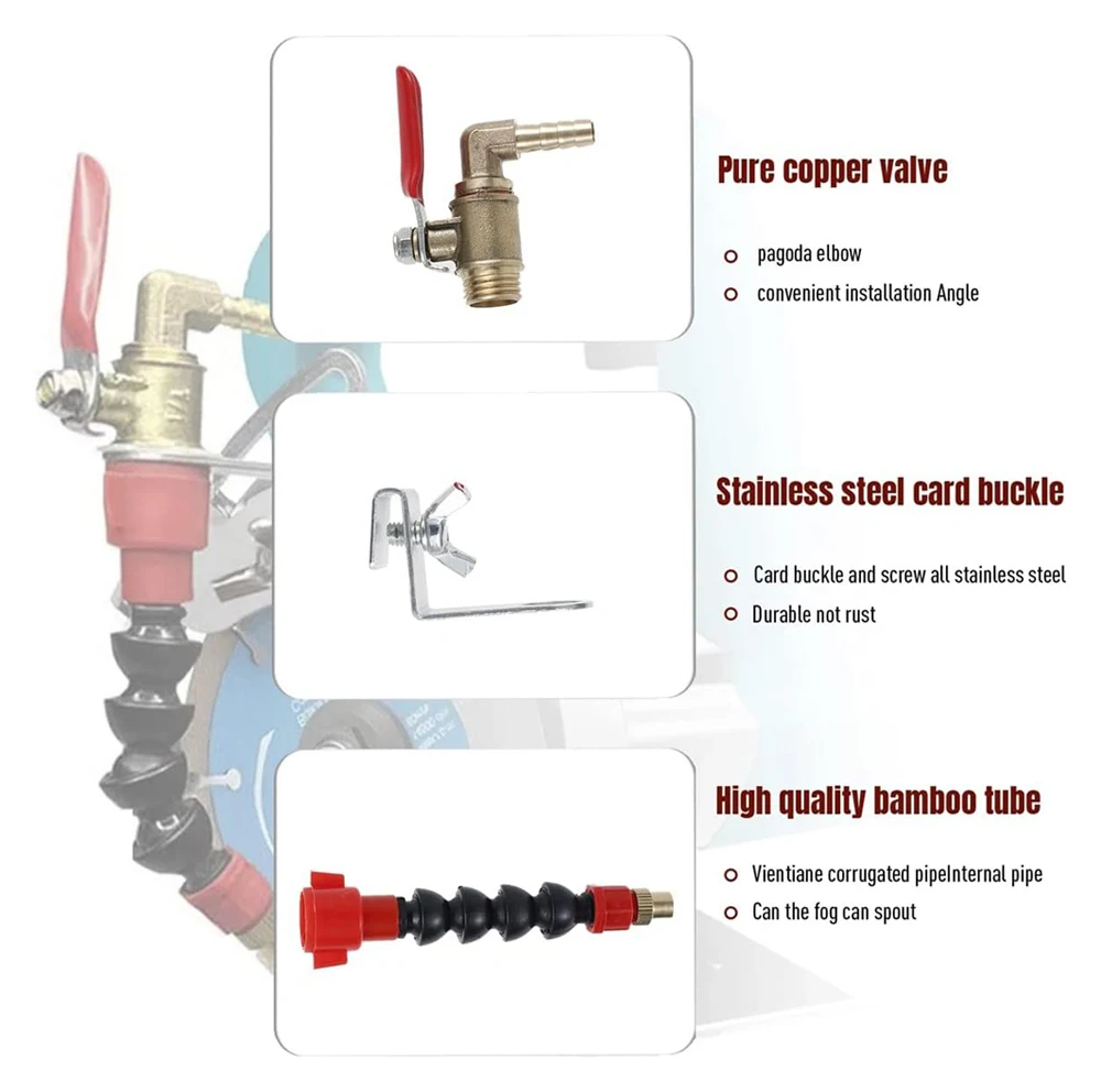 System Nozzle Coolant Misting Dust-proof Dust Remover Water Sprayer For Marble Brick Tile Cutting Machine Angle Grinder Cutter water sprayer