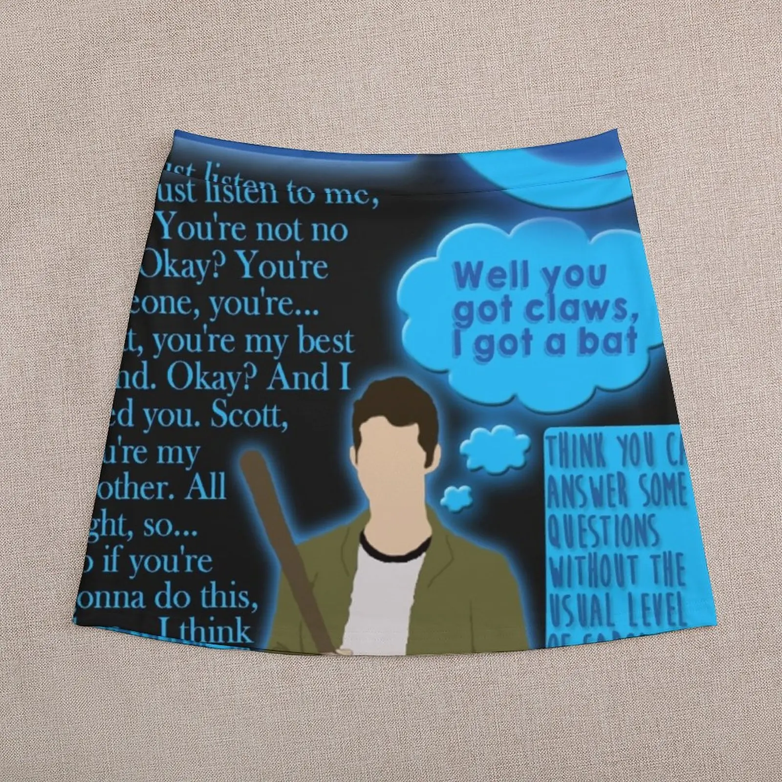 Stiles Stilinski Quotes Mini Skirt Clothes for summer elegant dresses for women Woman clothing