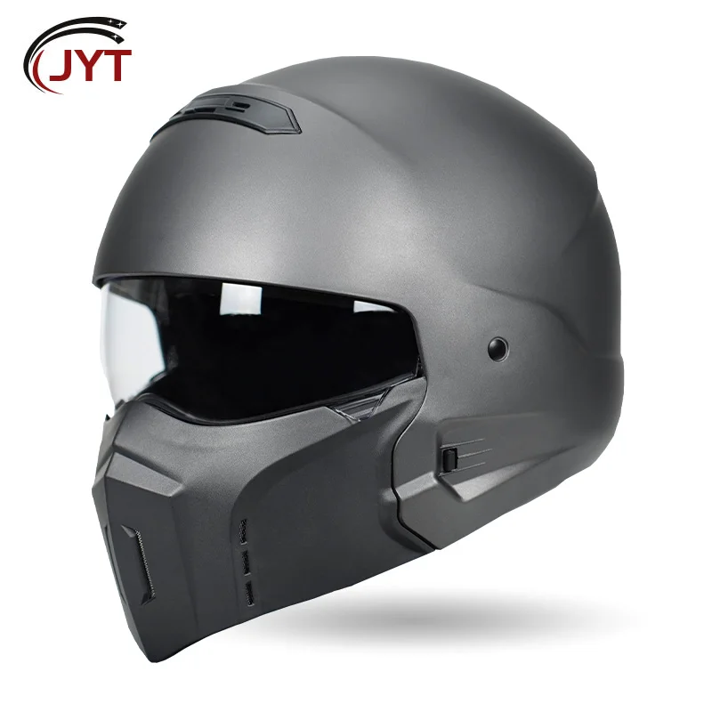 

ECE/DOT Approved Motorcycle Helmets Free Shipping Full Face Helmet with Transparent Lens Four Seasons Combination Helmet for Men