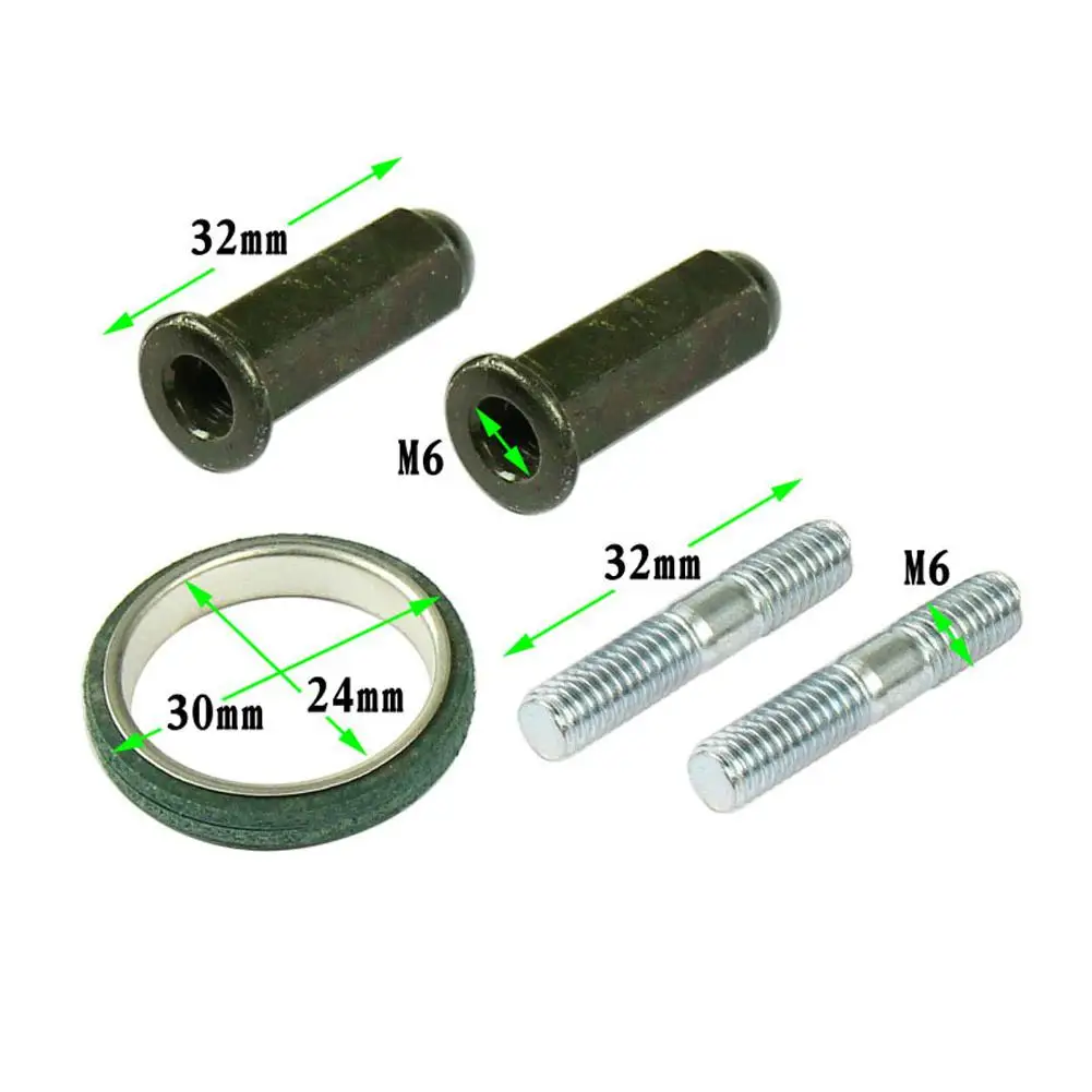 Motorcycle Exhaust Gasket Kit for Gy6 Exhaust Pipe