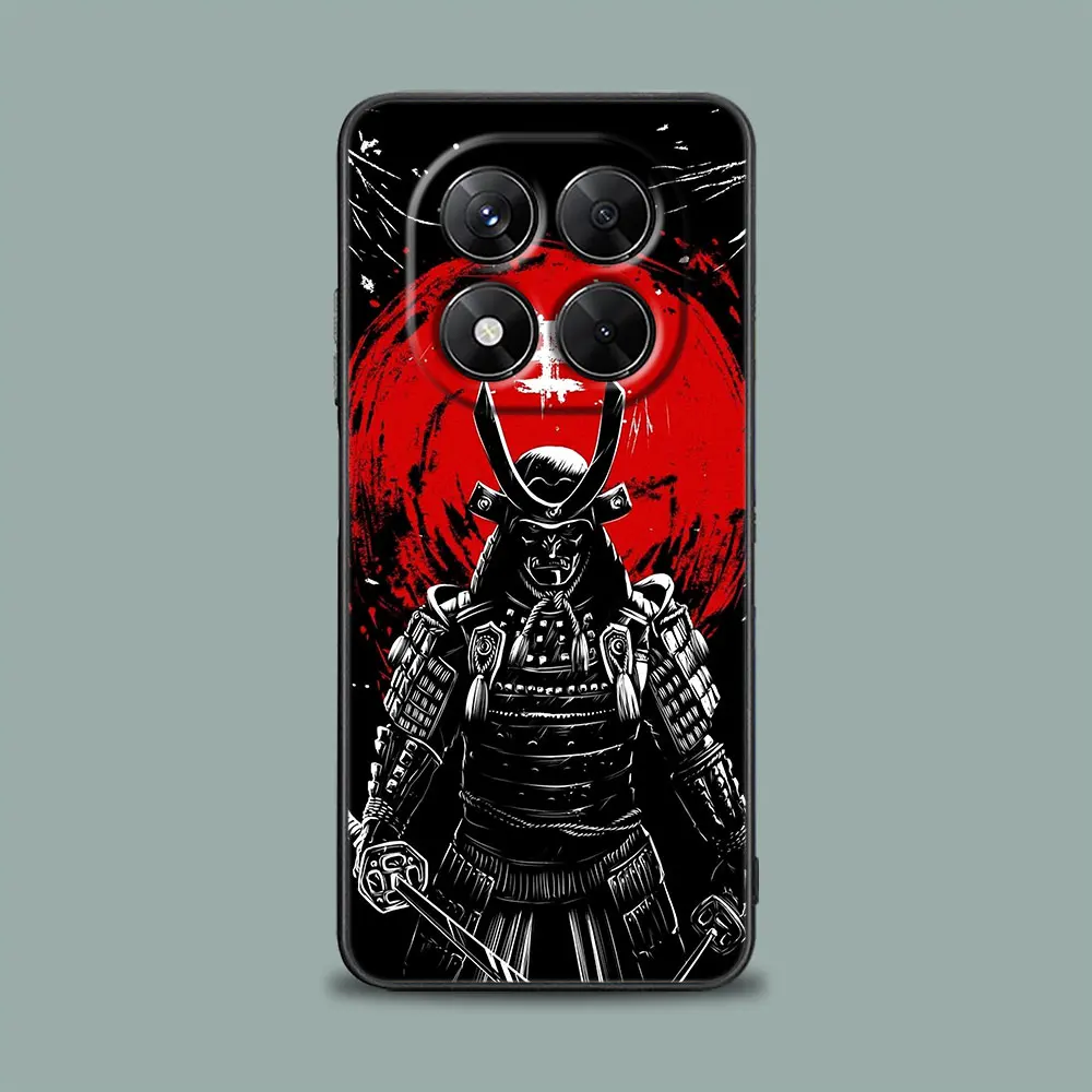 Japanese Art Samurai Ninja Soft Phone Case Cover