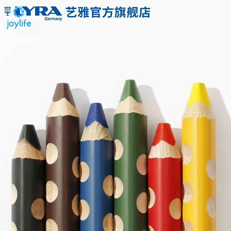 LYRA 어린이를 위한 청키 컬러풀 크레용 및 연필 - 향상된 글쓰기 기술을 위한 인체공학적 그립 - 그리기, 색칠에 적합