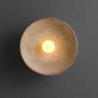 Retro Led Wall Lamp Living Room Bedroom Bedside Lamp Aisle Wall Home Decorative Art Wabi Sabi Indoor Lighting Wall Light 1
