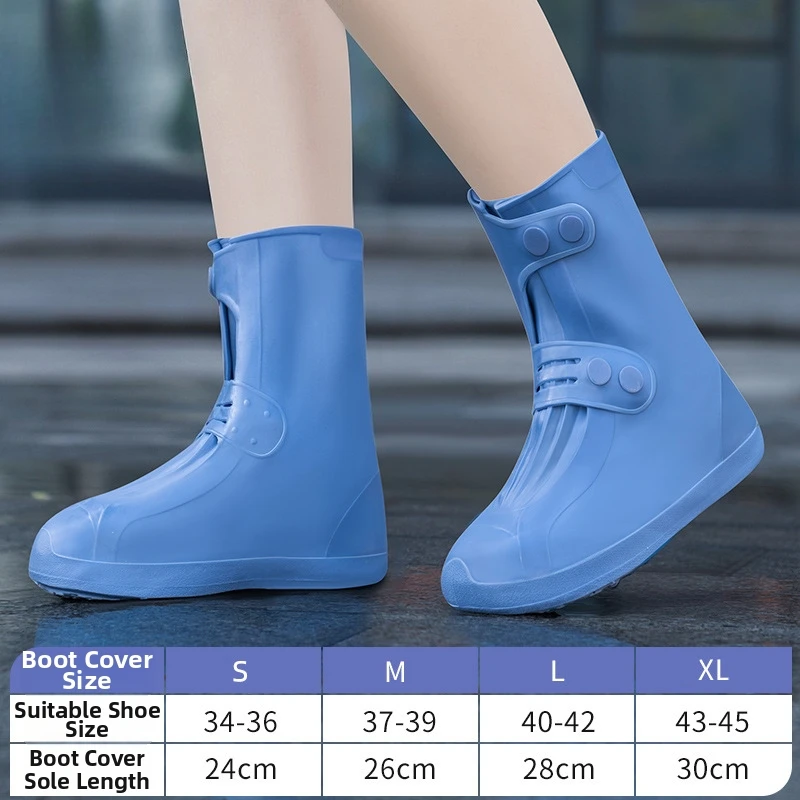 Waterproof Anti-Slip Silicone Rain Shoe Covers