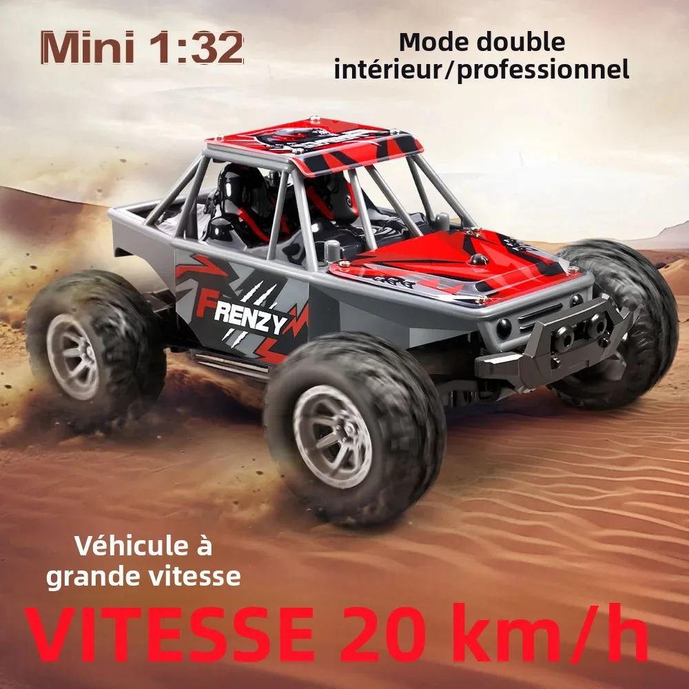 Mini Voiture RC 1:32 Haute Vitesse 20 km/h - Double Mode