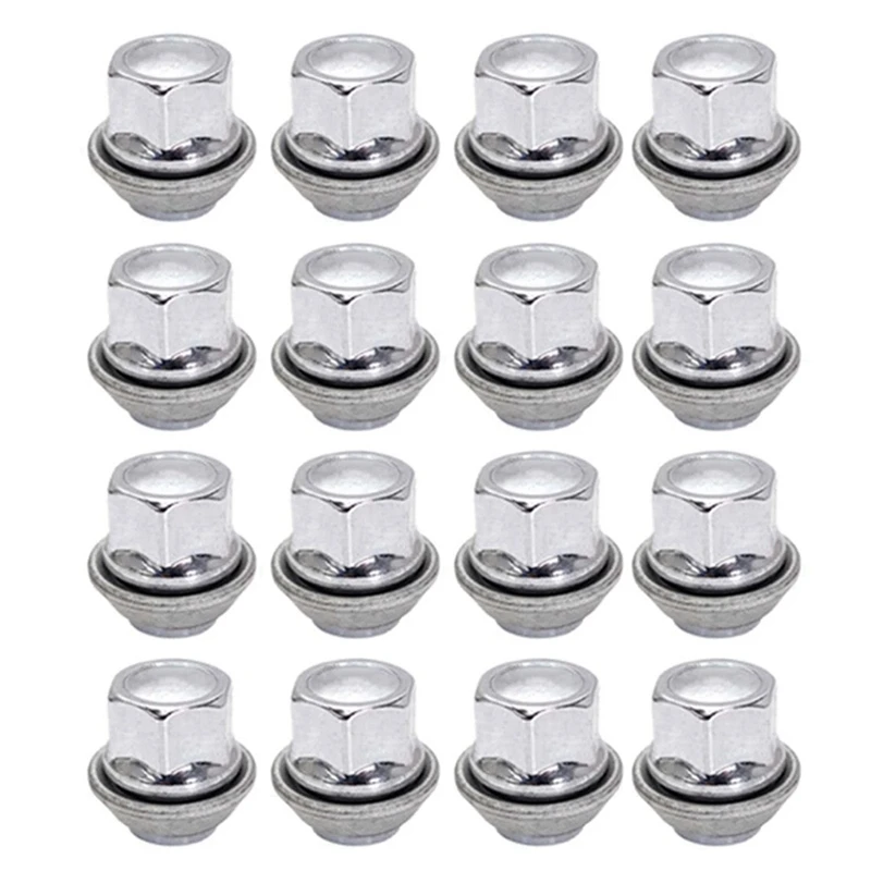 M12X1.5 16PCS Car Wheel Nut 19MM Tire Nut Car Nut Screw for Ford C Max