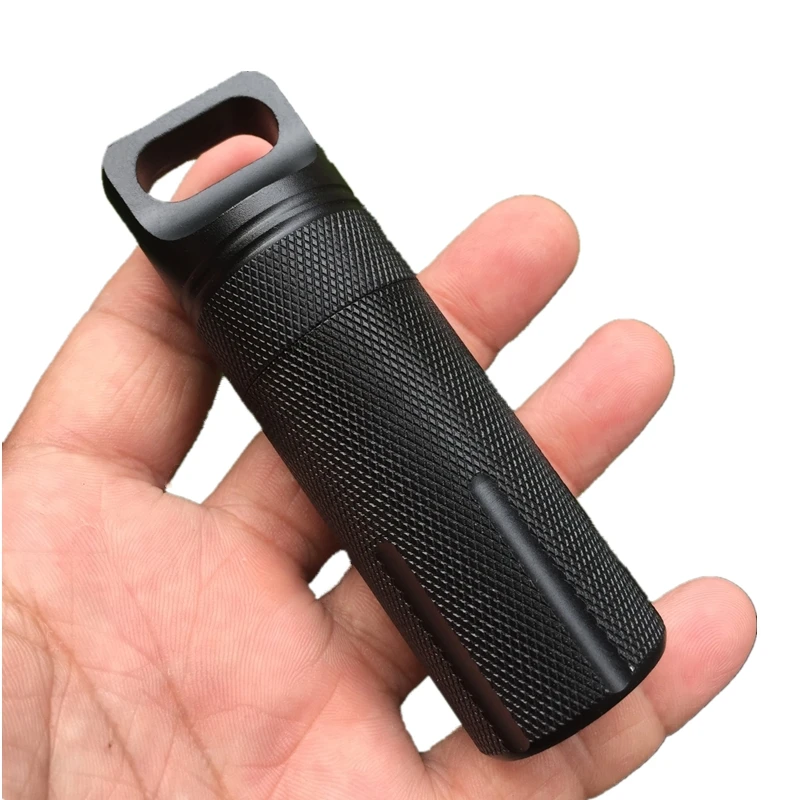 Capsule Survival Seal Trunk Waterproof Hike Box Container Outdoor Dry Bottle Holder Storage Camp Medicine Match Pill Case,survival box