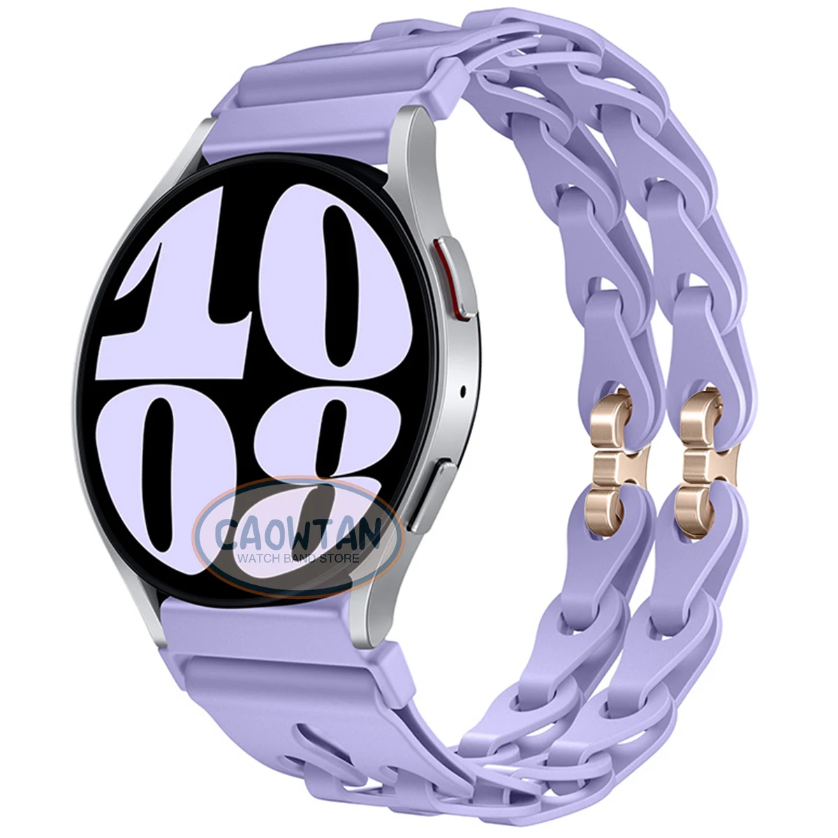 22mm 20mm Chain Strap for Samsung Galaxy Watch 7 6 5 4 44MM