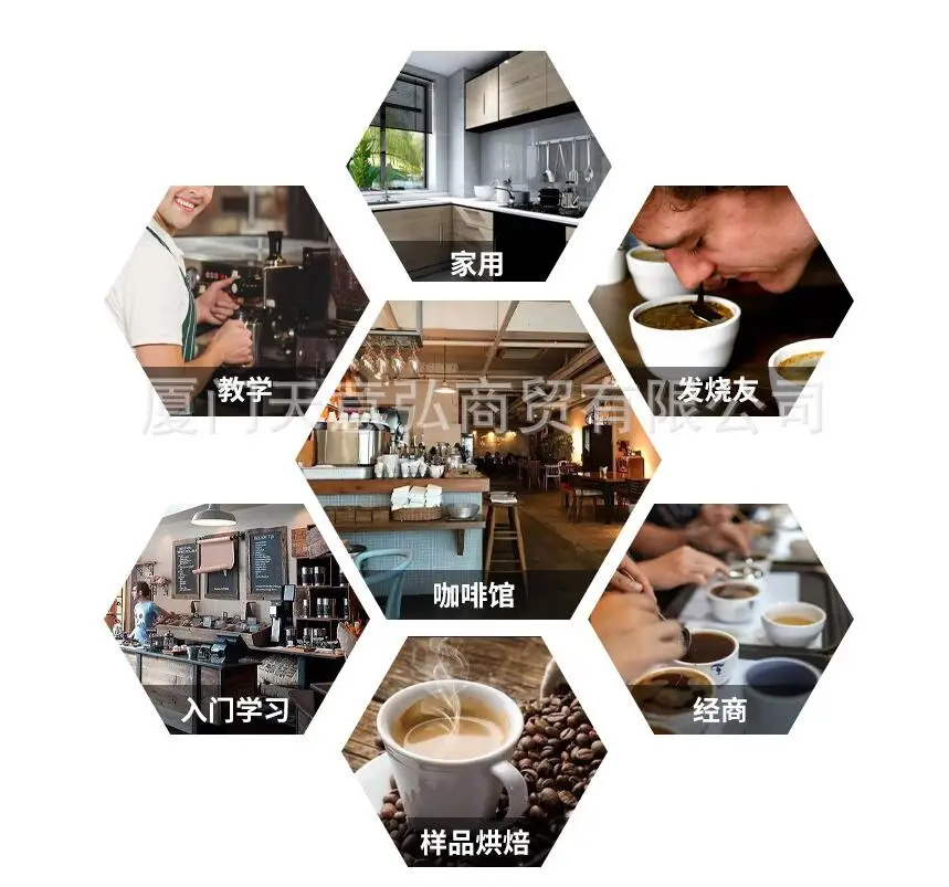 New Household Coffee Bean Roaster Electric Dried Fruit Fire Roaster Coffee Roast Bean Machine