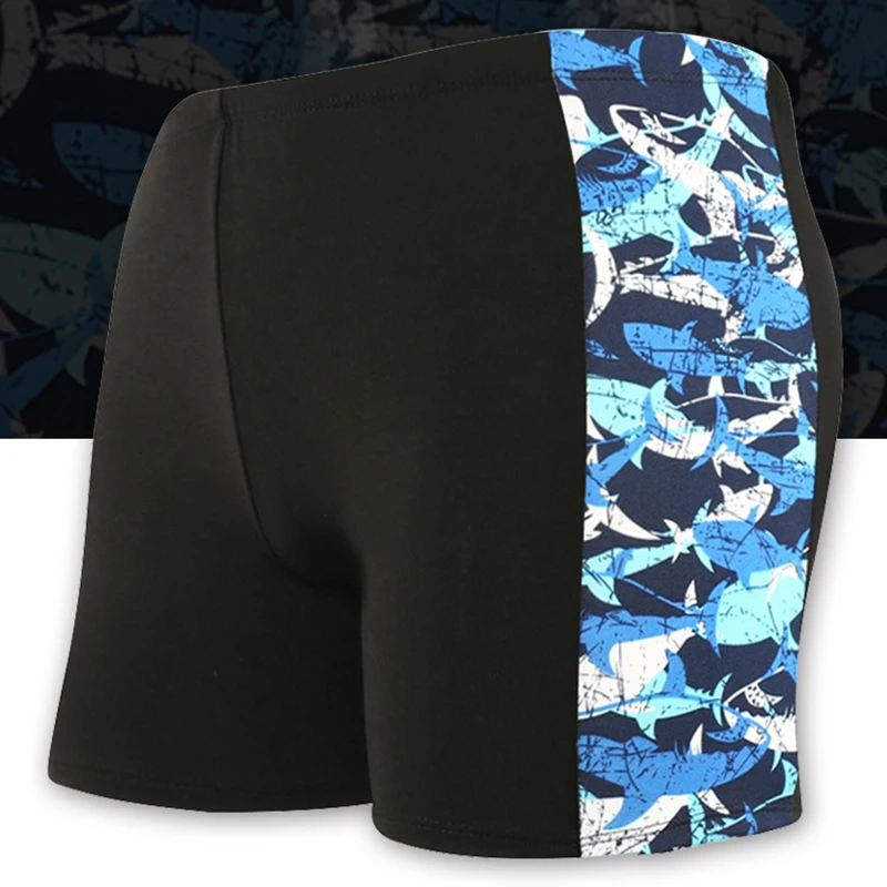 Swimming Trunks Men'S Anti-Embarrassment Adult Large Size Quick-Drying Boxer Shorts Spa Beach Loose Swimming Trunks