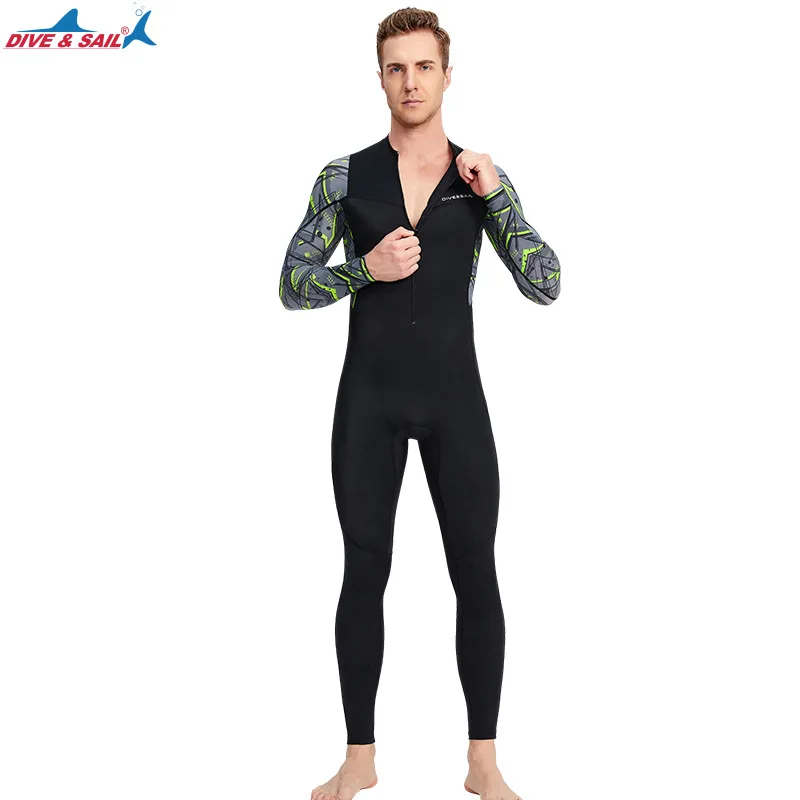

Adult Wetsuit Scuba Diving Thermal Winter Full Suit Water Sports Swimwear Guard- Full Body UV Protection Surfing Equipment