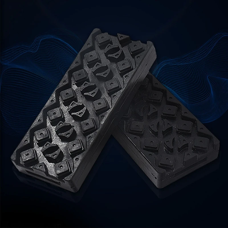 Tire Traction Device for Snow Mud Sand Trucks Large SUVs Set of 2 Easy to Install Get Unstuck Fast Mat Chain Alternative F19A