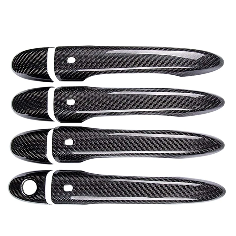 

Carbon Fiber Door Handle Cover Car Exterior Door Handles Trim For Maserati Levante Ghibli Quattroporte 2013-2017 Parts