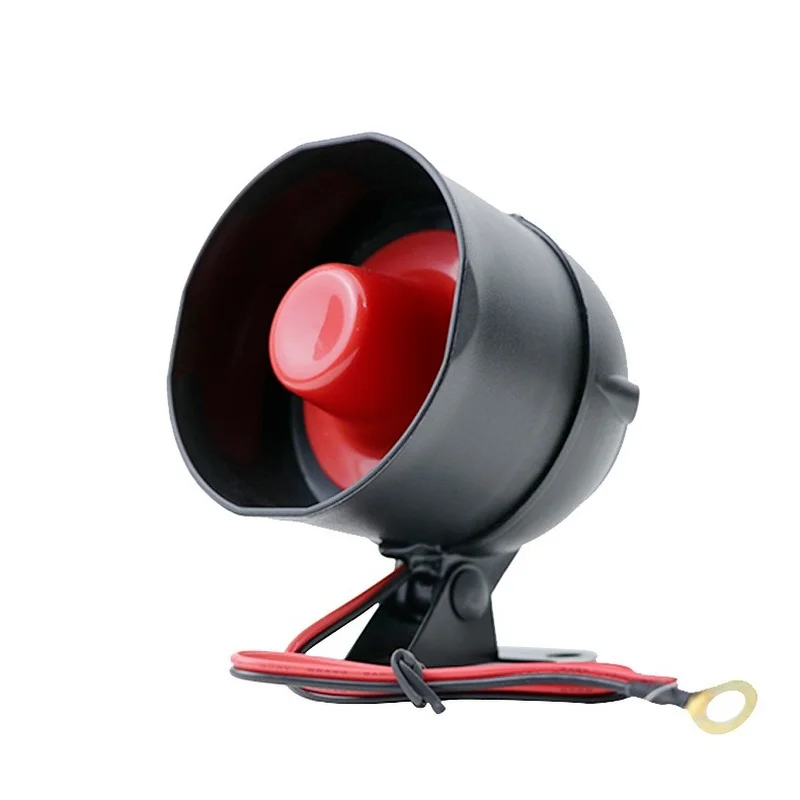 Car Alarm Horn Alarm Horn Siren DC 5v9v12v Voice Alarm piezoelectric buzzer alarm horn anti theft alarm wired 12v 24v 220v high decibel 402 police siren air raid siren