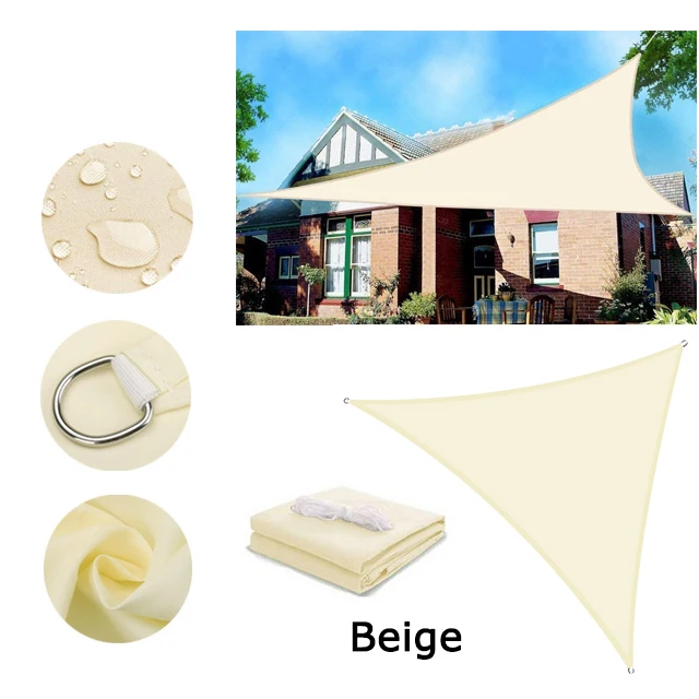 Waterproof Triangle Sunshade Protection Canopy