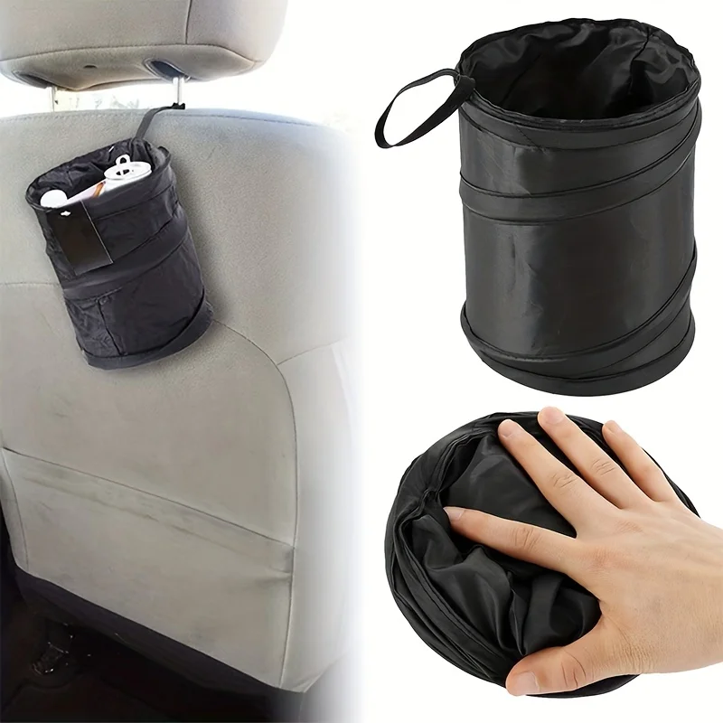 Car Trash Can Leak-Proof Waterproof Collapsible Pop Up Trash Bag Portable Garbage Bin Waste Basket Bin Rubbish car trash can car trash bag