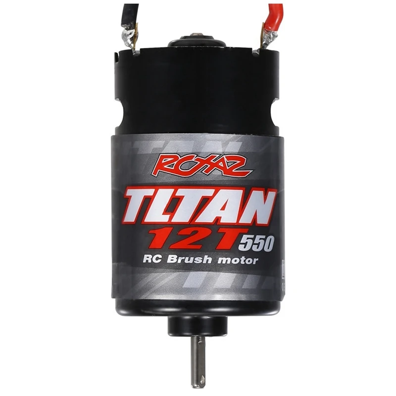 

550 Brushed Motor Waterproof For 1/10 RC Crawler Axial SCX10 II III AXI03007 90046 Traxxas Slash TRX4 Parts ,12T