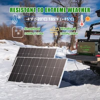 Kit de panneaux solaires monocristallins 6000W, panneau photovoltaïque étanche, adapté aux maisons, aux camping-cars, aux yachts et aux systèmes hors réseau 4