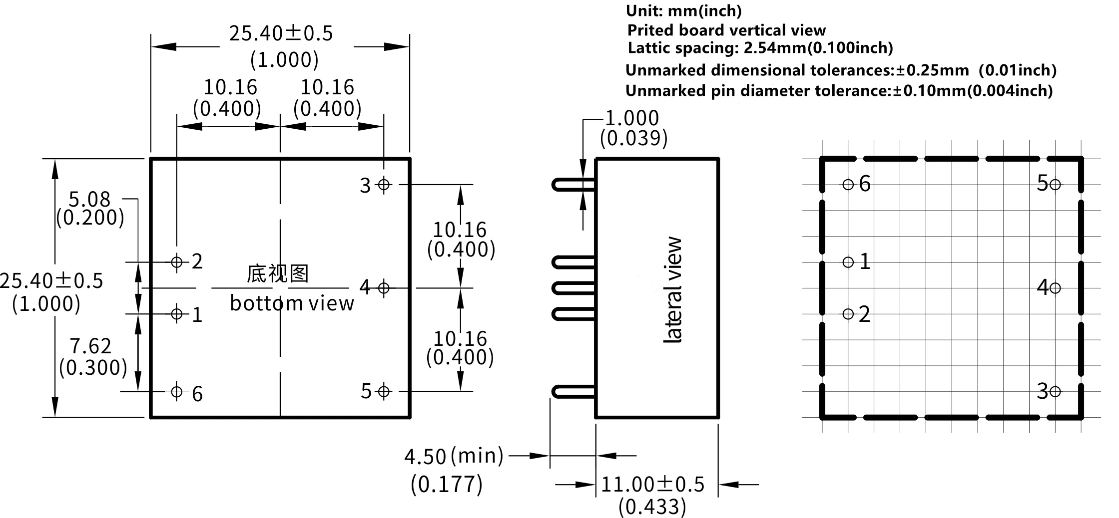 oi-link 10w conversor dcdc URB1D24YMD-10WR3 110v a