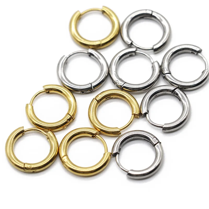 Рисунок 5 - 8/10/12/14 мм круглые серьги-кольца