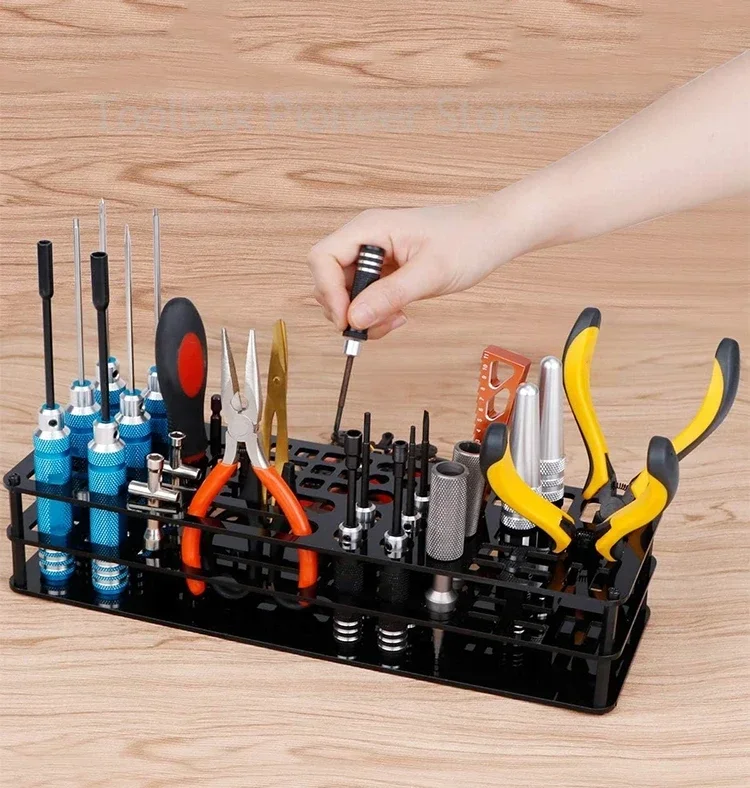 Portable Cross Screw Driver Storage Rack Organizers Screwdriver Hex Screwdriver Organizers Holder RC Tools Kit