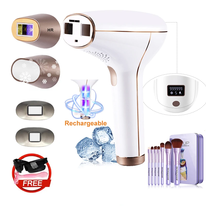 آلة لنزع الشعر بالليزر اللاسلكية القابلة لإعادة ال...