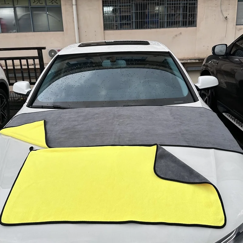 Microfiber Towel Thickened Truck Car Super Absorbent Car Wash Cleaning Drying Extra Large Size