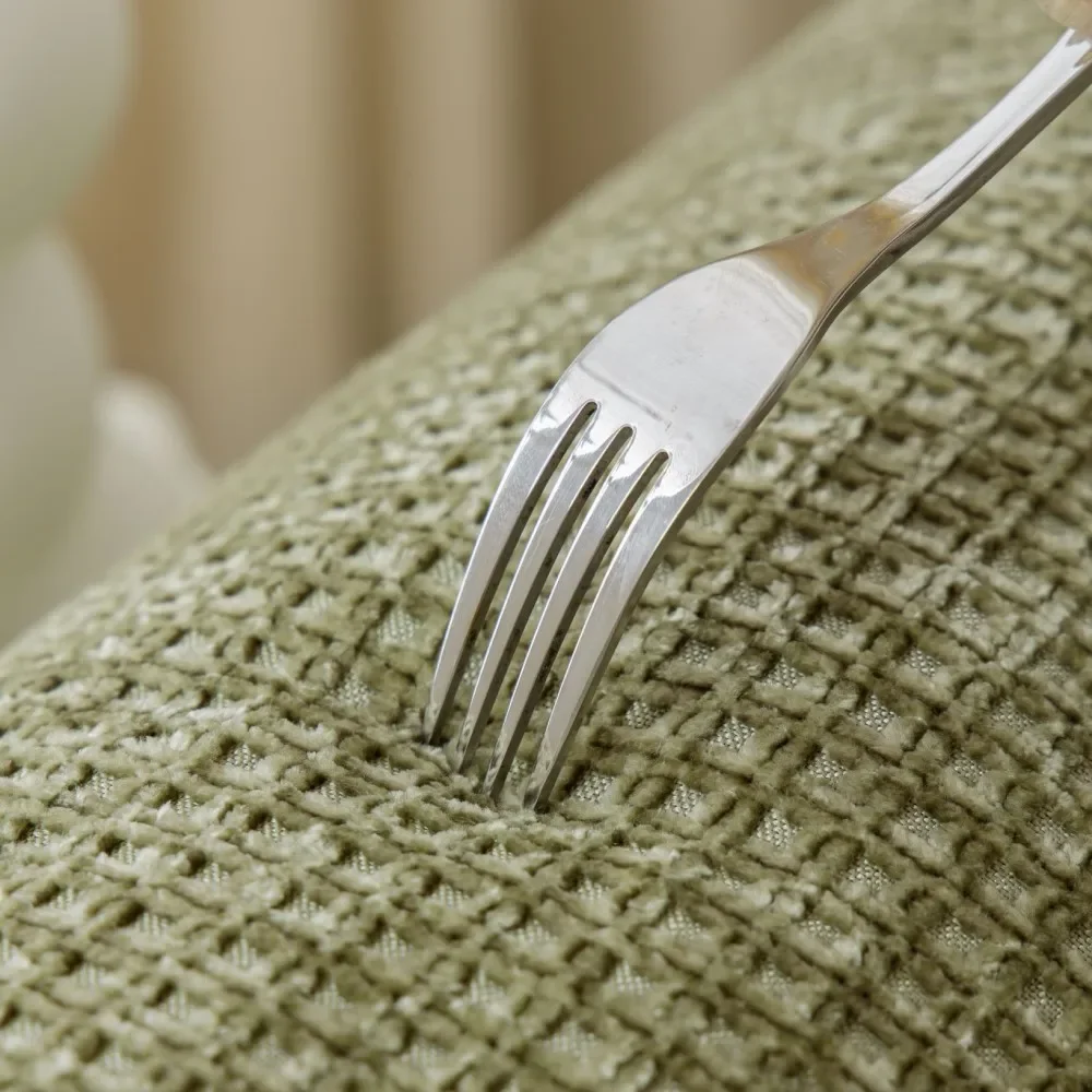 Four Seasons Universal Waffe Sofa Cushion Chenille Sofa Cushion Modern Simple Solid Color Non-Slip Sofa Pillowcase 4
