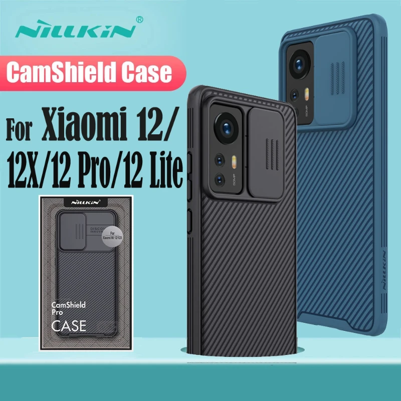 Чехол NILLKIN для Xiaomi Mi 12 12X 12 Pro, чехол CamShield Pro, чехол с объективом для камеры, защита конфиденциальности, задняя крышка для Xiaomi 12 Lite
