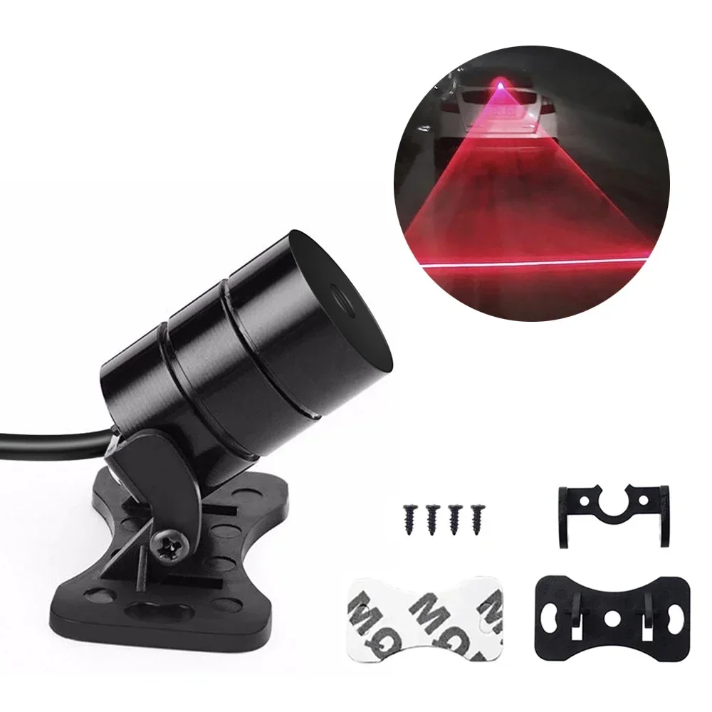 

Car Led Anti Collision Light 12V Warning Brake Parking Rearing Auto Tail Laser Fog Lamp Red Trunk Strobe Bulb LED Decor Distance