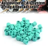 10/200pcs Air Conditioning Charging Hose Valve Gasket Car Manifold Repair Sealing Kit Replacement Rubber Gasket Pad Seal Ring 3
