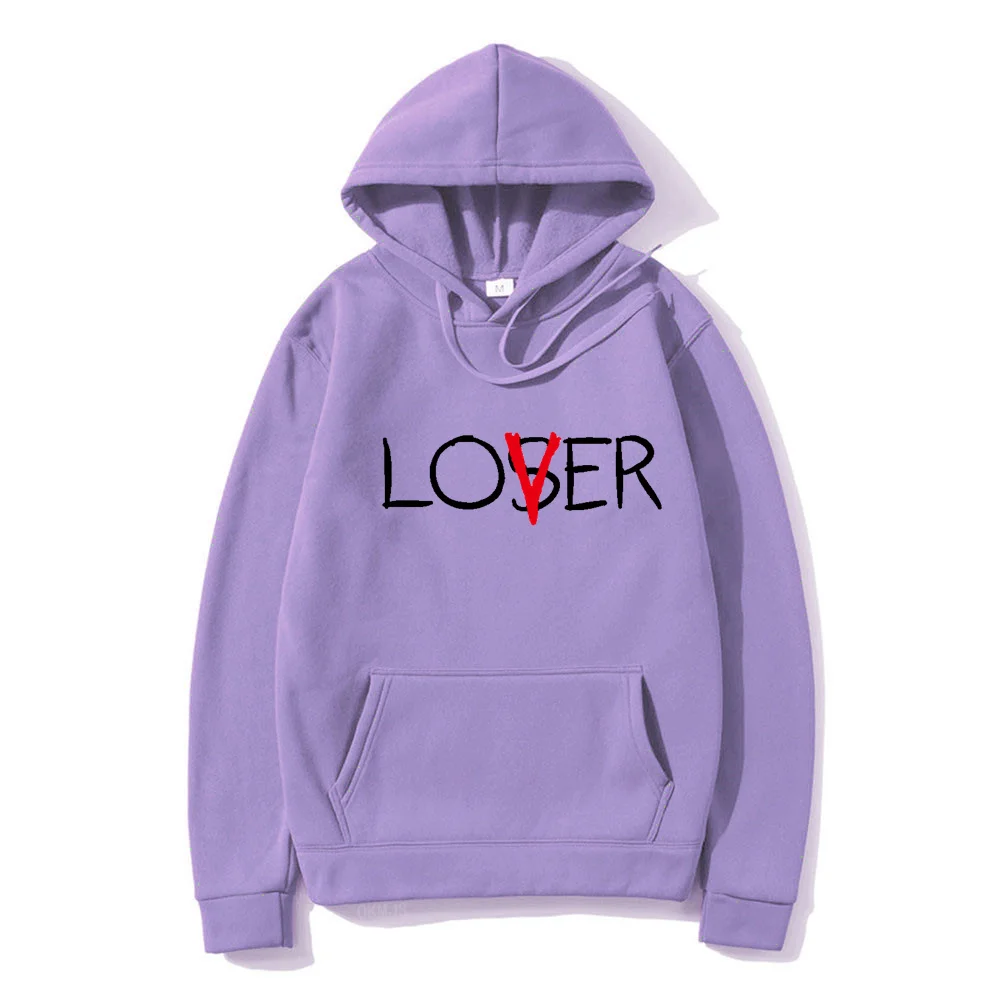 Hot los/ver Loser Lover Hoodie Women Men Sudadera Hombre Hip Hop pennywise Sweatshirt Kpop Unisex Casual Street Harajuku Hoody 6