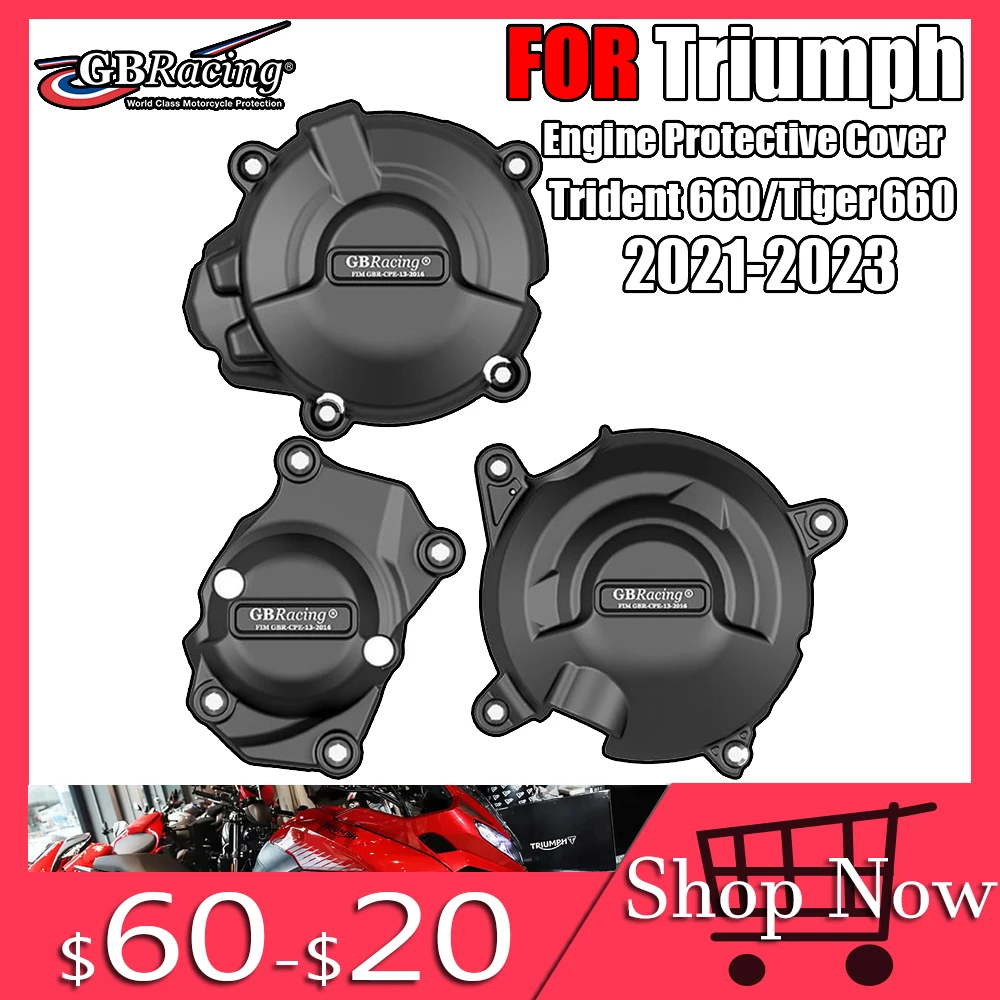

Trident 660 Motorcycles Engine Protective Cover FOR Triumph Tiger 660 Engine Cover 2021 2022 2023