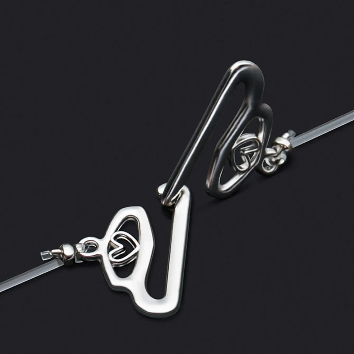 1 Pair Women Transparent Bra Strap Silicone Bra Accessories Shoulder Strap Adjustable Transparent Hook Invisible Straps