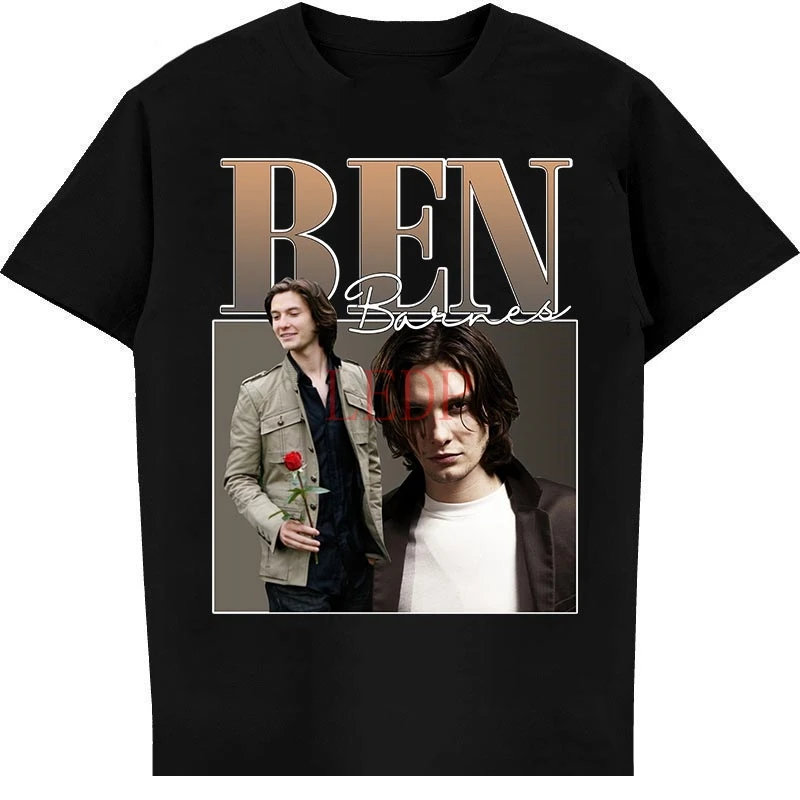 Ben Barnes Shirt The Chairs Of Narnia Shadow And Bone Movie Maglietta Grafica Vintage Anni '90 Maglietta Unisex Per Adulti