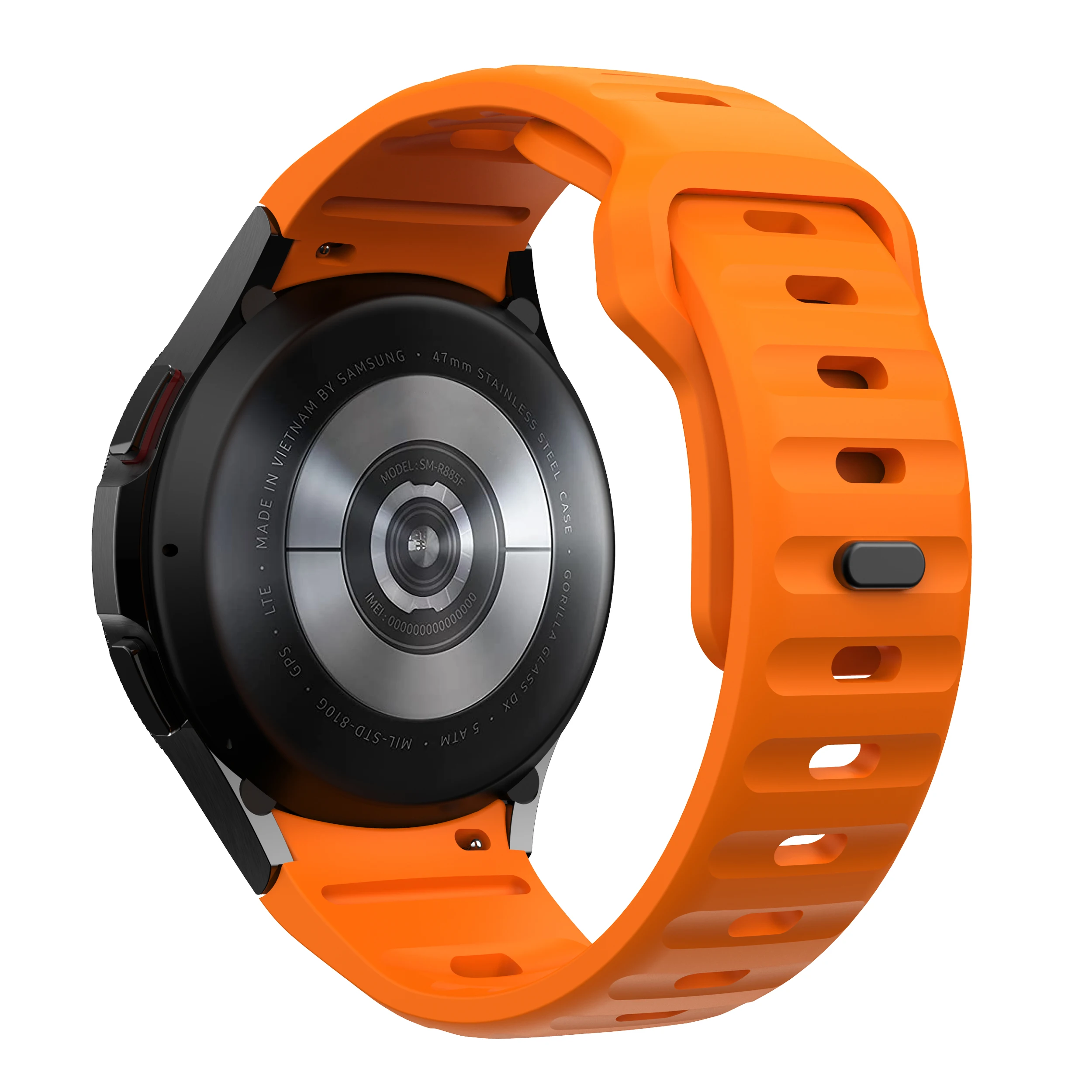 アルタモント S&W Kコンバージョン スムーズフィンガー ➕オーバルインレイ for Samsung Galaxy Watch 7 Band FE 6 4 Classic 5 pro 44mm