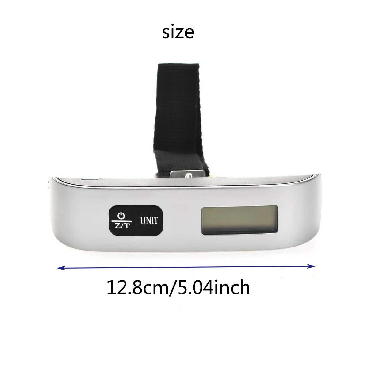 50kg/110lb Digital Electronic Luggage Scale Luggage Scales Portable Hanging Suitcase Scale Handled Travel Bag Weighting Balance 4