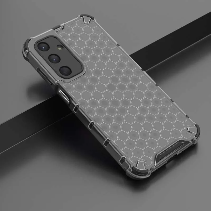 Luxury Honeycomb Hybrid Shockproof Phone Case - 2-in-1 Design